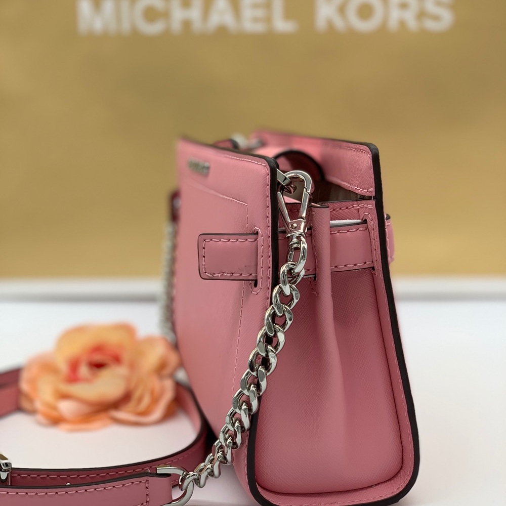 MICHAEL KORS RAYNE SM CROSSBODY CARNATION - Picture 16 of 16